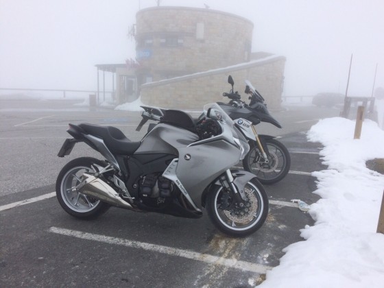 Edelweisspitze -2°Grad und dichter Nebel.