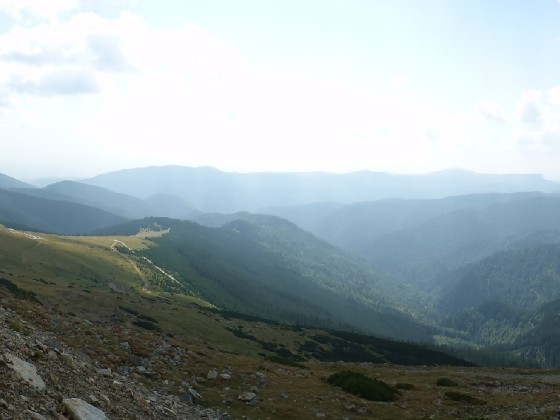 Transalpina Panorama nach Süden