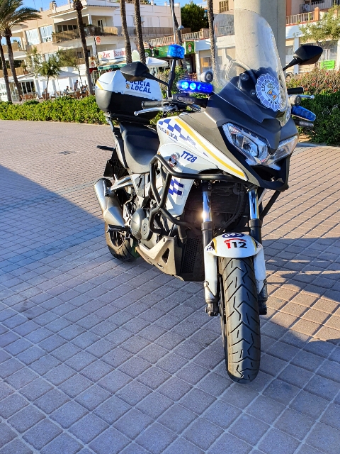 Polizei Bike auf Mallorca Juni 2020