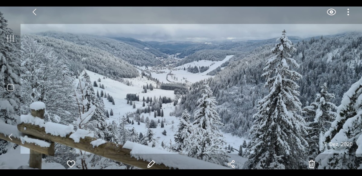 Schnee im Schwarzwald