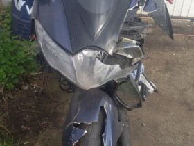 Nach der Begegnung mit einem Mähdrescher