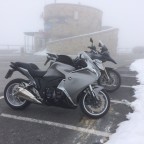 Edelweisspitze -2°Grad und dichter Nebel.